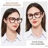 OCCI CHIARI Reading Glasses for Women 3.0 Stylish Computer Readers