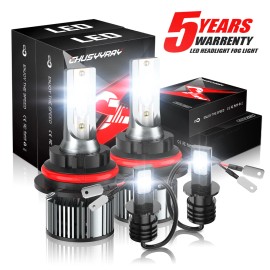 CHUSYYRAY For Infiniti I30 1996-1999 6500K LED Headlight High/Low + Fog Lights Bulbs Combo