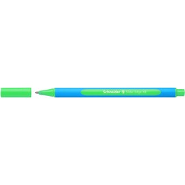 Schneider writing instruments ballpoint pen Slider Edge, cap model, XB, green, barrel color: cyan-green, 1-pack