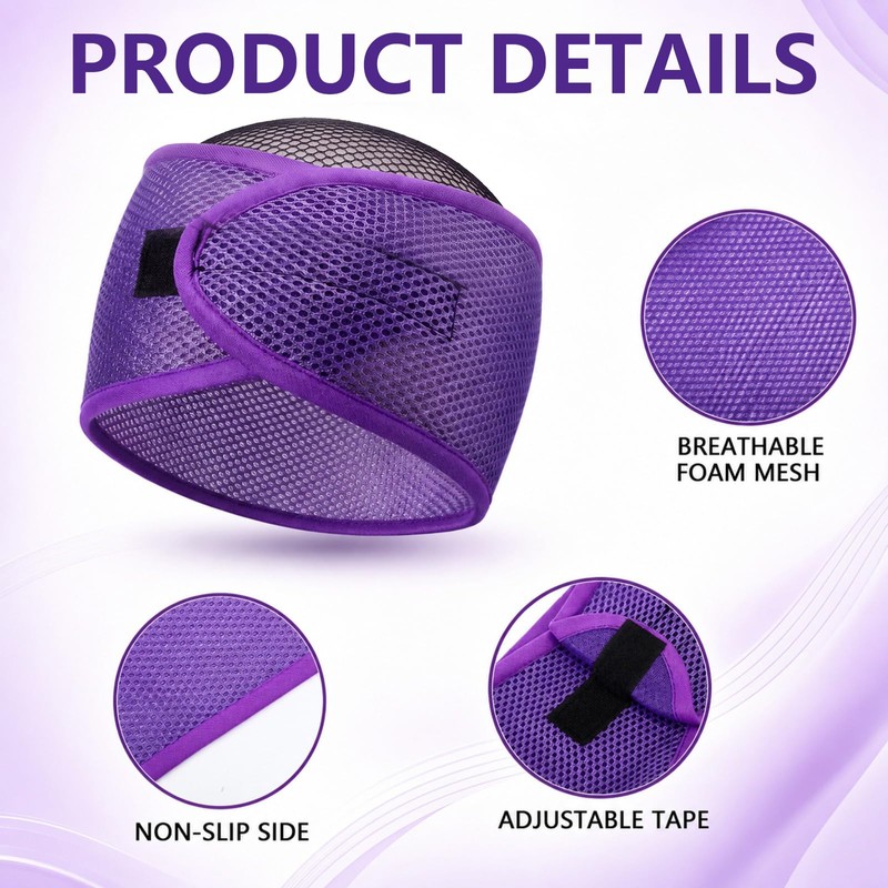 Sosation 3 Pcs Pixie Hair Mesh Wrap for Women 24