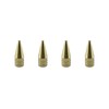 TVC29 Brown 4pcs Long Spike Spiked Tire Valve Stem Caps