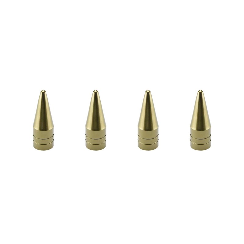 TVC29 Brown 4pcs Long Spike Spiked Tire Valve Stem Caps