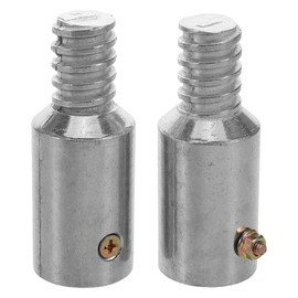 MAGICLULU 25mm Diameter Threaded End Parts for Mop Aluminum Alloy Handle Tips Easy Installation for Pole Repair