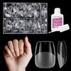 Venares Gel Nail Tips, Pack of 500 Nail Tips, Extra