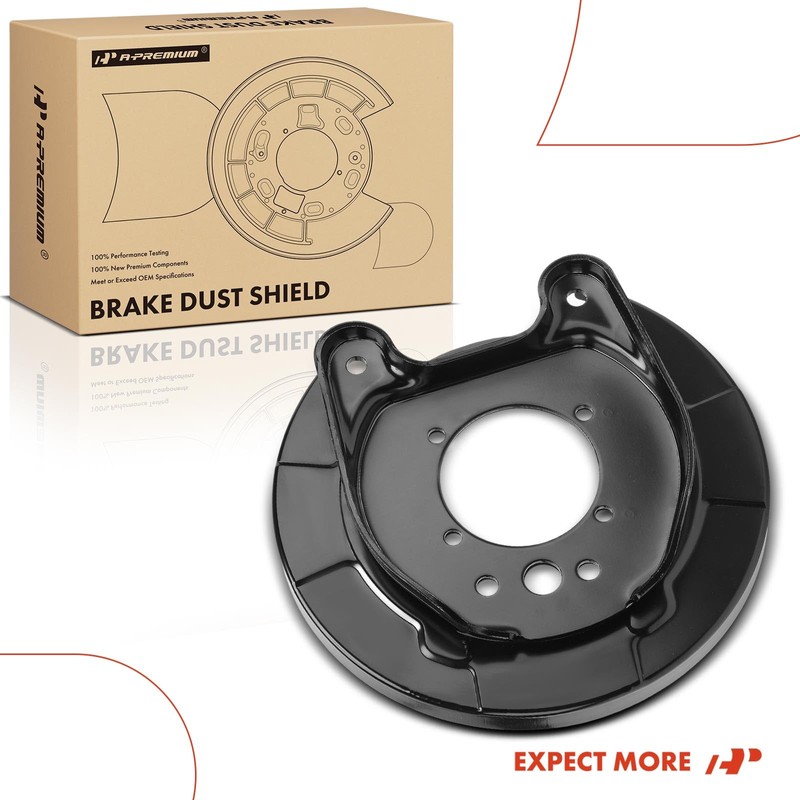 A-Premium Rear Driver Side Brake Dust Shield Compatible with Nissan