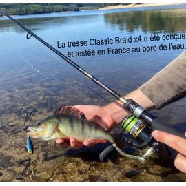 Fishing Braid 4 Strand 20/100 12/100 6/100 150m 200m Multicolor Predatory Green Sea Pike Trout (Dark Green, 150m - 40/100-25kg)