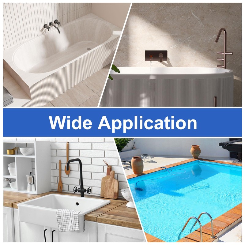 uxcell 1.57" Bathtub Drain Stopper, Universal Rubber Sink Cover Plug,