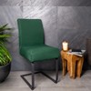 INTIRILIFE 1 x Elastic Chair Cover in Green with 38-45