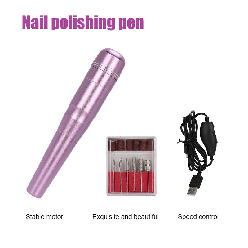 20000RPM USB Portable Electric Nail Drill Pen Machine Nail Grinding