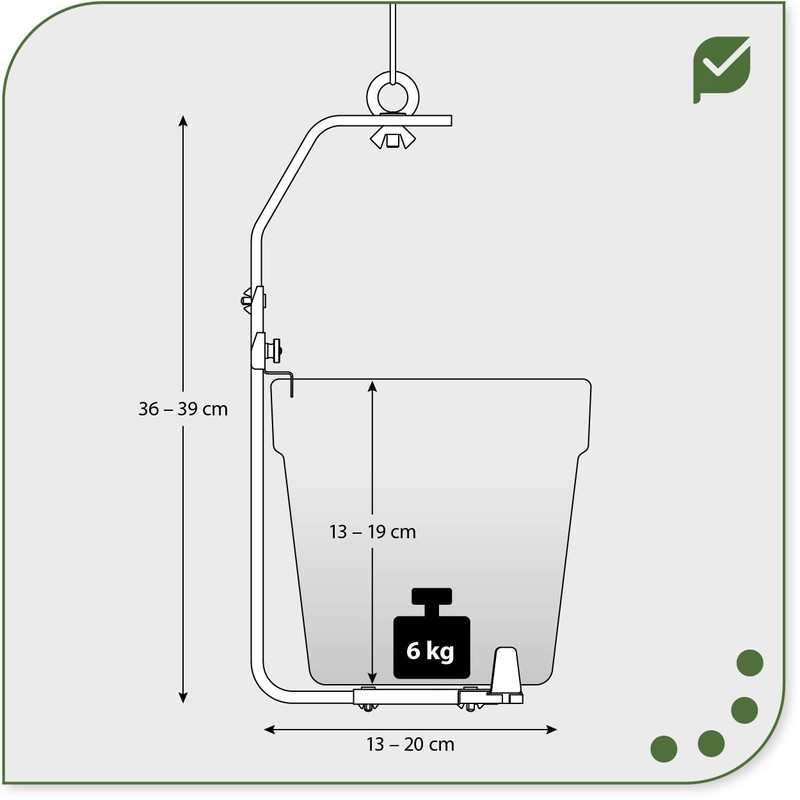 protanic Hanging Flower Pot Holder