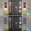Tarentlight Modern Outdoor Indoor Integrated LED Wall Sconce, 2-Light Total