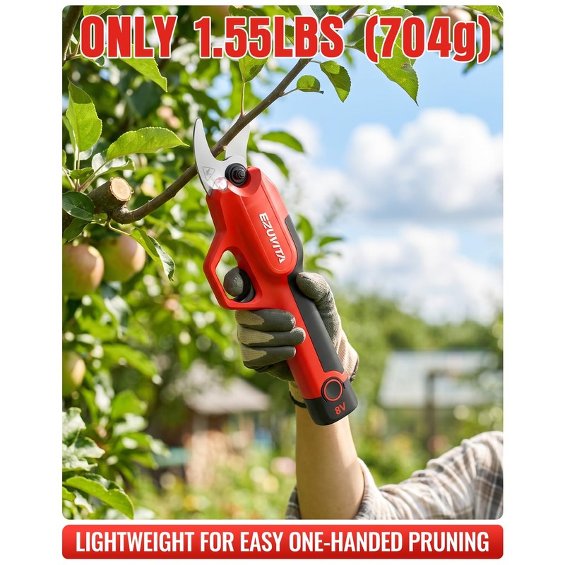 EZUVITA Cordless Electric Pruning Shears