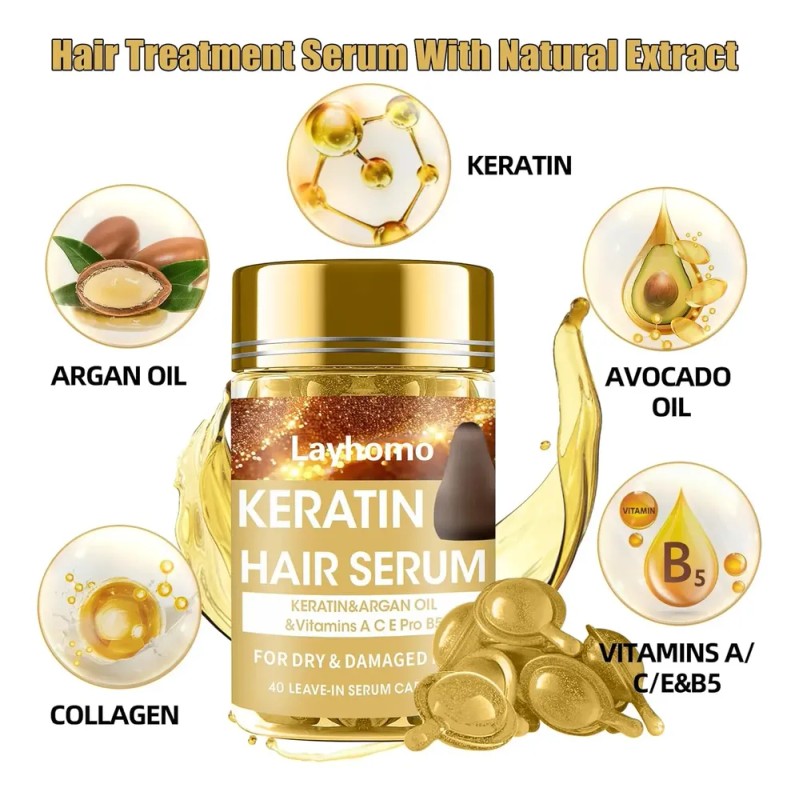 Keratin Hair Treatment Serum,hair Treatment Oil For Dry D...
