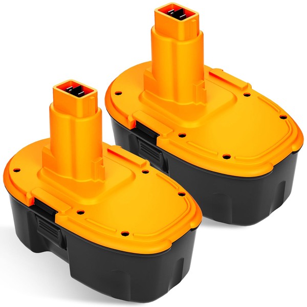 2 Pack 18V 4500mAh DC9096 DC9098 Replacement for Dewalt 18V