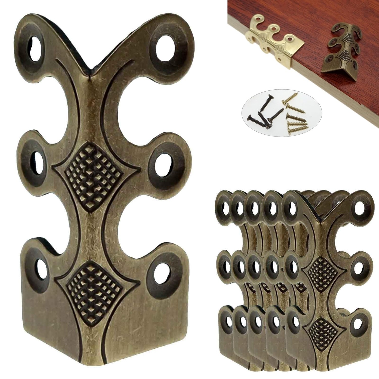 Skirting Board Corner Protectors Solid Brass Baseboard Corner ...