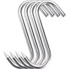 (4Pack)8 Inch S-Hook Meat Hooks Heavy Duty Stainless Steel Meat