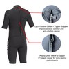 Ocealite Men's 3mm Shorty Wetsuit Neoprene Back Zip Diving Suit
