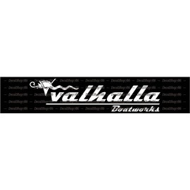 Valhalla Boatworks - Sports - CAR/SUV/Trucks Vinyl Die-Cut Peel N' Stick Decals