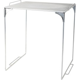 AUECOOME Locker Organizer Shelf Stackable Extra for School 1, Grey