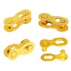 Hyamass 4 Pairs Bicycle Missing Link 10 Speed Chain Reusable