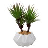 Deco 79 Faux Foliage Agave Artificial Plant with Realistic Leaves
