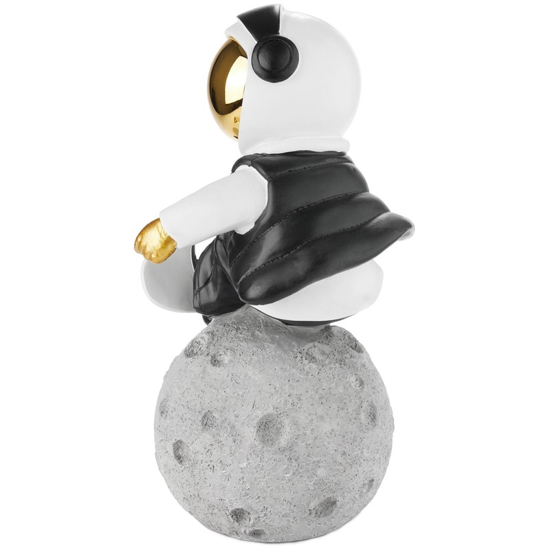 BRUBAKER Decorative Astronaut Skateboarder on the Moon 24 cm Spaceman