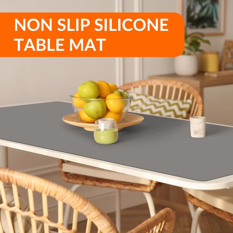 Silicone Mat for Countertop, Desk Saver Pad, Extra Large Silicone