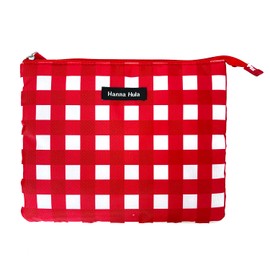 Hannafura Deodorizing Pouch, Gingham Red, Antibacterial