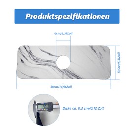 Wasserhähne Absorbierende Matte Wraparound Faucet Drying Mat Faucet Strong Absorbent Mat Sink Splash Guard Faucet Wraparound Pads Wraparound Faucet Mat Wasserhahn-Absorptionsmatte (A)