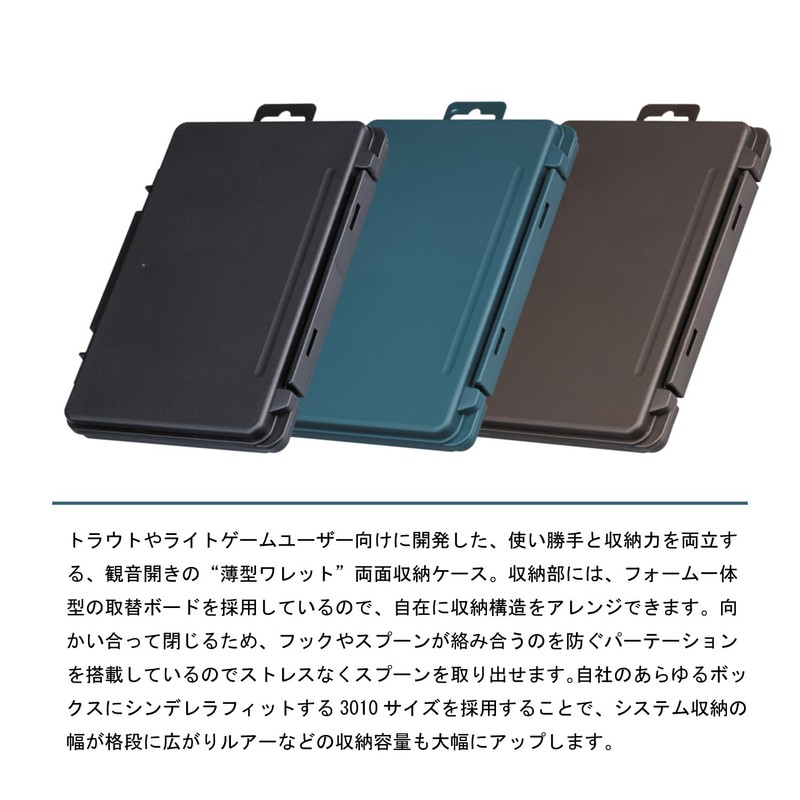 Meiho Chemical Industry Free Board Case 3010A Black