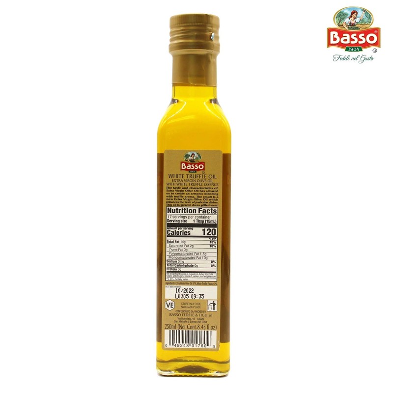 BASSO 1904 Black & White Truffle Oil Set – 2