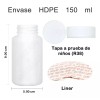 2CLIC.MX 100 Envases Frasco Pastillero Capsulero 150 Ml Seguridad