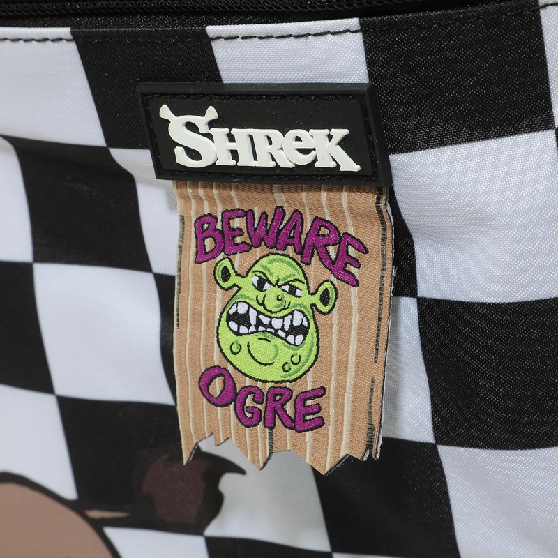 Shrek & Donkey Swamp & Checkered Backgrounds 16” Backpack