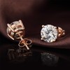 Rose Gold Stud Earrings Rose Gold Diamond Studs Rose Gold