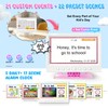 Kids Digital Alarm Clock with 7" Touchscreen, Custom Reminders &