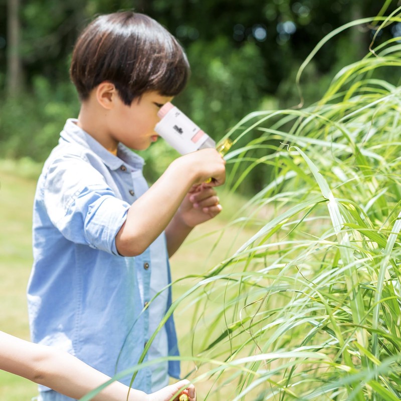 EVERMARKET 200x Zoom Portable Microscope Pocket Handheld Mini Microscope with