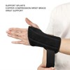 Copper Compression Wrist Brace Wrist Support Wrap Sports Sleeve with