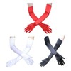 Long Satin Gloves Fashionable Stretch Long Evening Opera Satin Gloves