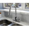 Huntington Brass Pull-Down Kitchen Faucet in a Polished Chrome Finish