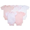 Burt's Bees Baby Unisex Baby Bodysuits, 5-Pack Short & Long