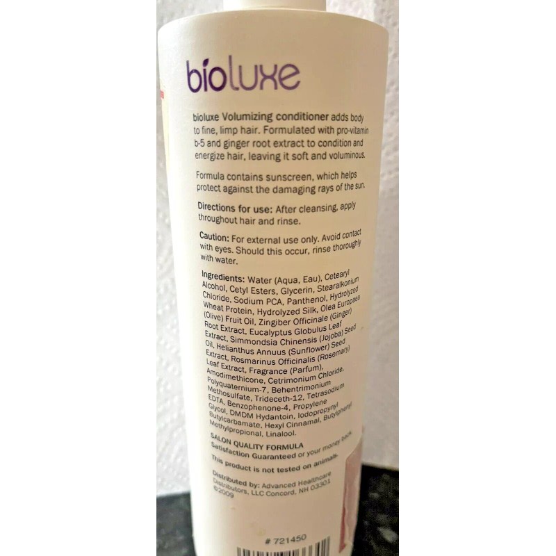 Bio Luxe 2 x BioLuxe Professional Collection Volumizing Luxurious Conditioner