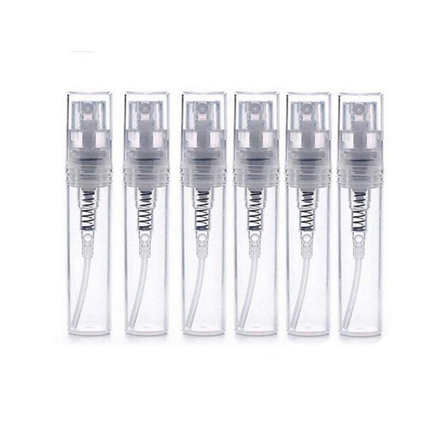 12PCS 2ml Mini Clear Glass Refillable Perfume Sample Tube Fine