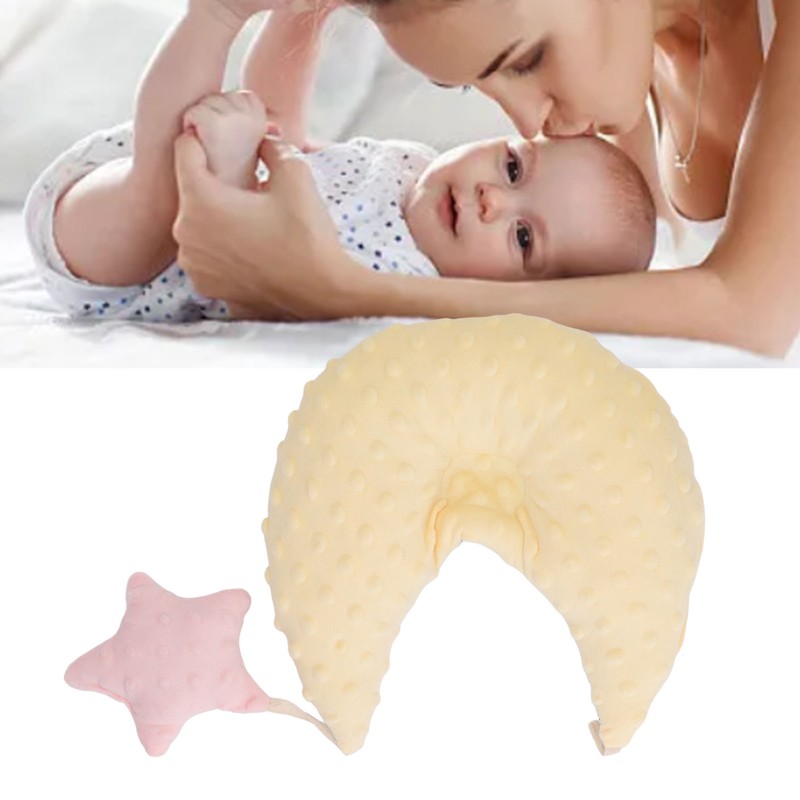 Baby Head Support Pillow Soft Lightweight Portable Infant Head Shaping