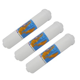 IPW Industries Inc-Omnipure - (K5605-BB) - 12" x 2.5" Sediment Inline Filter - 5 Micron 1/4" NPT 3 Pack