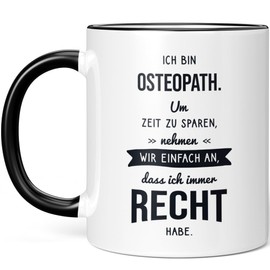 JUNIWORDS I Am Osteopath. To save time, we just assume I'm always right Black (6324907)