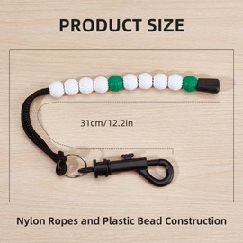NICENEEDED 4 Pcs Golf Beads Counter, Golf Beads Score Counter, Bead Count Stroke Score Counter, Golf Shot Counter Bracelets Light Weight Golf Beads Count Golf Accessories for Outdoor Sport Game