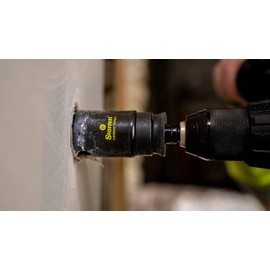 Starrett Tungsten Carbide Tipped Holesaw - MPH0412 Multi Purpose Cut TCT Hole Saw Cutter - For Wood MDF Plastics Ceramic Wall Tiles - 114 mm,Black,Yellow