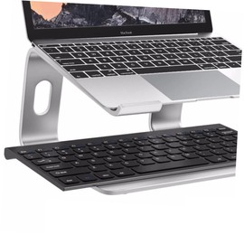 FELTECHELECTR Aluminum Laptop Stand Portable Cooling Bracket Lightweight Ventilated Design for Home Office and Travel Use Durable Aluminum Alloy Holder for Laptops