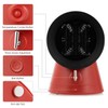 COSTWAY 2 in 1 Mini Electric Space Heater Cooling Fan,