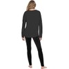Felina Ladies’ Velour Lounge Set (Black Heather, Medium)